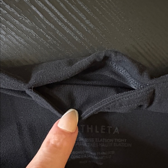 Athleta Ultra High Rise Elation Tights Leggings Black Medium - Picture 12 of 12